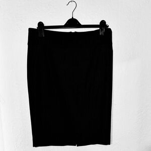J. Crew Wool Black Mini Skirt